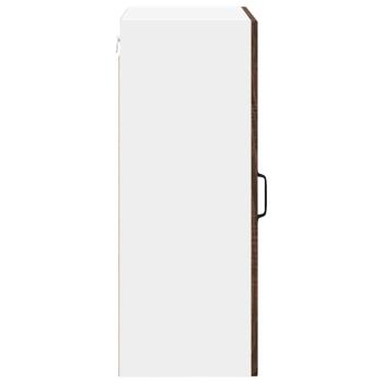 Küchenhängeschrank mit Regal Braun Eichen-Optik 50 x 31 x 80 cm