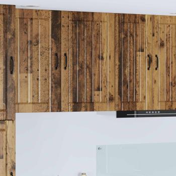 ARDEBO.de - Wandschrank LUCCA Altholz 50 x 31 x 80 cm Holzwerkstoff