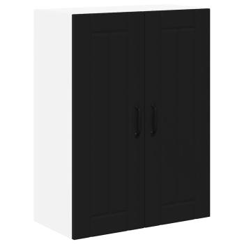 Küchenhängeschrank Schwarz 60 x 31 x 80 cm Holzwerkstoff