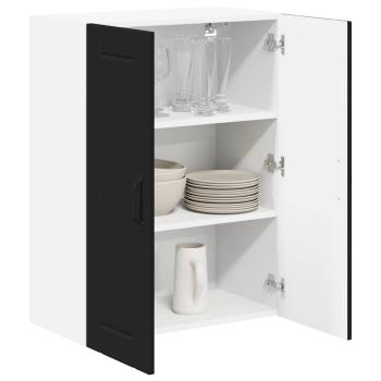Küchenhängeschrank Schwarz 60 x 31 x 80 cm Holzwerkstoff