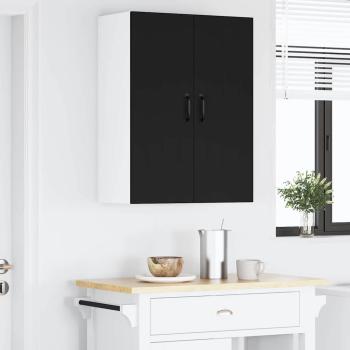 Küchenhängeschrank Schwarz 60 x 31 x 80 cm Holzwerkstoff