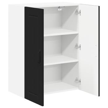 Küchenhängeschrank Schwarz 60 x 31 x 80 cm Holzwerkstoff