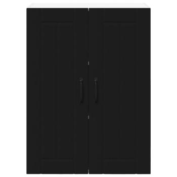 Küchenhängeschrank Schwarz 60 x 31 x 80 cm Holzwerkstoff