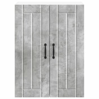 Küchenhängeschrank Beton Grau 60 x 31 x 80 cm Holzwerkstoff