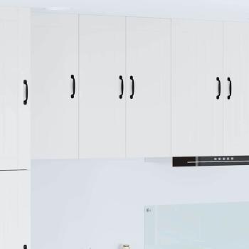 ARDEBO.de - Küchenhängeschrank Hochglanz Weiß 60 x 31 x 80 cm Holzwerkstoff