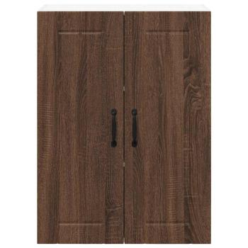 Küchenhängeschrank mit Regal Braun Eichen-Optik 60 x 31 x 80 cm