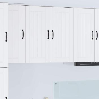 ARDEBO.de - Küchenhängeschrank mit Regal Weiß 80 x 31 x 80 cm Holzwerkstoff