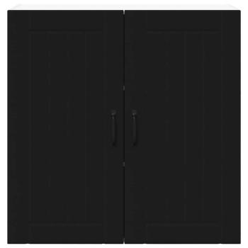 Küchenhängeschrank Schwarz 80 x 31 x 80 cm Holzwerkstoff