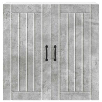 Küchenhängeschrank Beton Grau 80 x 31 x 80 cm Holzwerkstoff