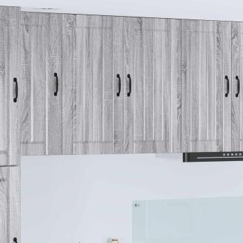 ARDEBO.de - Küchenhängeschrank Graues Sonoma 80 x 31 x 80 cm Holzwerkstoff