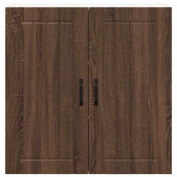 Küchenhängeschrank mit Regal Braun Eichen-Optik 80 x 31 x 80 cm