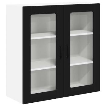 Küchenhängeschrank Schwarz 80 x 31 x 80 cm Holzwerkstoff