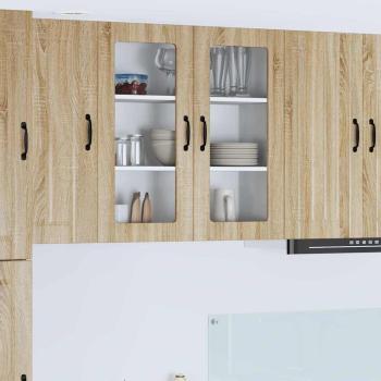 ARDEBO.de - Küchenhängeschrank Sonoma-Eiche 80 x 31 x 80 cm Holzwerkstoff