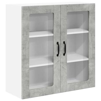 Küchenhängeschrank Beton Grau 80 x 31 x 80 cm Holzwerkstoff