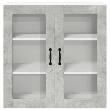 Küchenhängeschrank Beton Grau 80 x 31 x 80 cm Holzwerkstoff