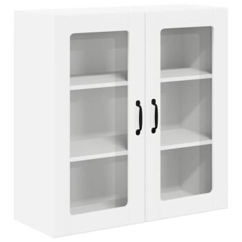 Küchenhängeschrank Hochglanz Weiß 80 x 31 x 80 cm Holzwerkstoff