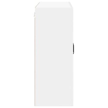Küchenhängeschrank Hochglanz Weiß 80 x 31 x 80 cm Holzwerkstoff