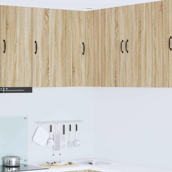 ARDEBO.de - Küchenhängeschrank Sonoma-Eiche 57 x 57 x 80 cm Holzwerkstoff