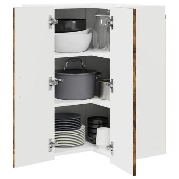 Küchenhängeschrank mit Regal Geräucherte Eiche 57 x 57 x 80 cm
