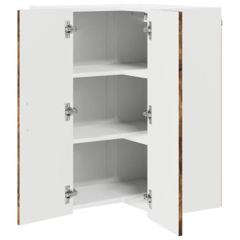 Küchenhängeschrank mit Regal Geräucherte Eiche 57 x 57 x 80 cm