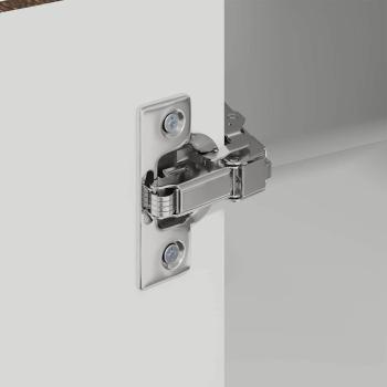 Küchenhängeschrank mit Regal Braun Eichen-Optik 57 x 57 x 80 cm