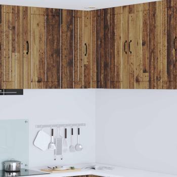 ARDEBO.de - Küchenhängeschrank Altholz 57 x 57 x 80 cm Holzwerkstoff