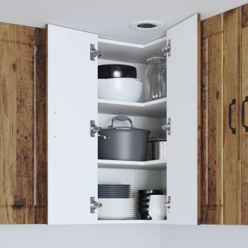 Küchenhängeschrank Altholz 57 x 57 x 80 cm Holzwerkstoff