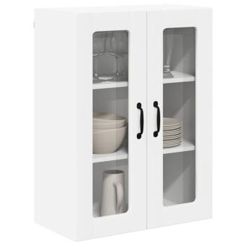 Küchenhängeschrank mit Regal Weiß 60 x 31 x 80 cm Holzwerkstoff