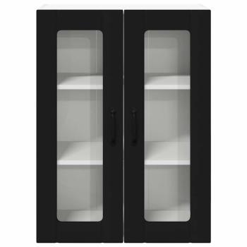 Küchenhängeschrank Schwarz 60 x 31 x 80 cm Holzwerkstoff