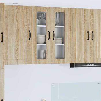 ARDEBO.de - Küchenhängeschrank Sonoma-Eiche 60 x 31 x 80 cm Holzwerkstoff