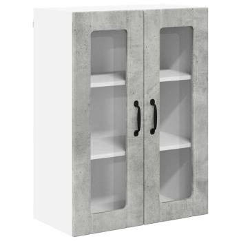 Küchenhängeschrank Beton Grau 60 x 31 x 80 cm Holzwerkstoff