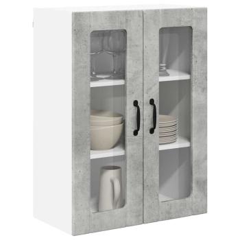 Küchenhängeschrank Beton Grau 60 x 31 x 80 cm Holzwerkstoff