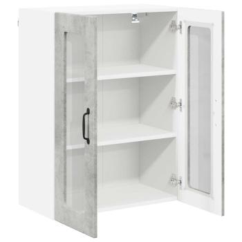 Küchenhängeschrank Beton Grau 60 x 31 x 80 cm Holzwerkstoff