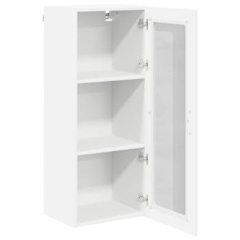 ARDEBO.de - Küchenhängeschrank mit Tür Weiß 40 x 31 x 100 cm Holzwerkstoff