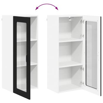 Küchenhängeschrank Schwarz 40 x 31 x 100 cm Holzwerkstoff