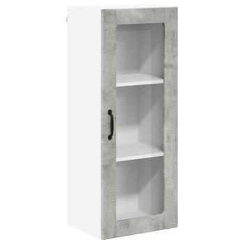 Küchenhängeschrank Beton Grau 40 x 31 x 100 cm Holzwerkstoff