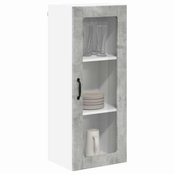 Küchenhängeschrank Beton Grau 40 x 31 x 100 cm Holzwerkstoff