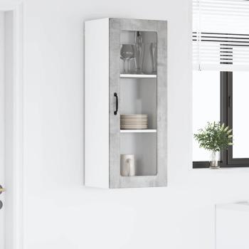 Küchenhängeschrank Beton Grau 40 x 31 x 100 cm Holzwerkstoff