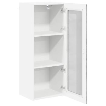 Küchenhängeschrank Beton Grau 40 x 31 x 100 cm Holzwerkstoff