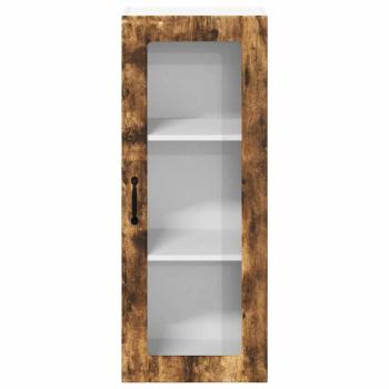 Küchenhängeschrank mit Regal Geräucherte Eiche 40 x 31 x 100 cm