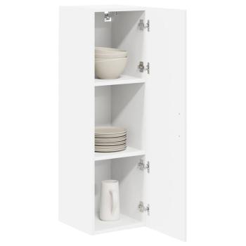 Küchenhängeschrank mit Tür Weiß 30 x 31 x 100 cm Holzwerkstoff