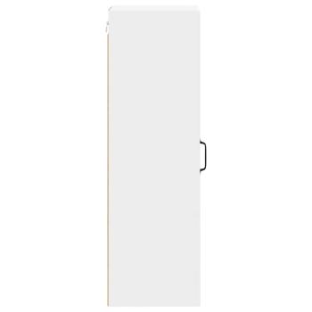 Küchenhängeschrank mit Tür Weiß 30 x 31 x 100 cm Holzwerkstoff