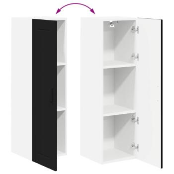Küchenhängeschrank Schwarz 30 x 31 x 100 cm Holzwerkstoff