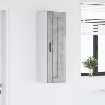 Küchenhängeschrank Beton Grau 30 x 31 x 100 cm Holzwerkstoff