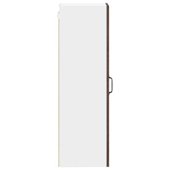 Küchenhängeschrank mit Tür Braun Eichen-Optik 30 x 31 x 100 cm