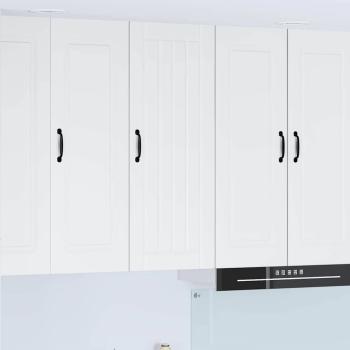 ARDEBO.de - Küchenhängeschrank mit Tür Weiß 40 x 31 x 100 cm Holzwerkstoff