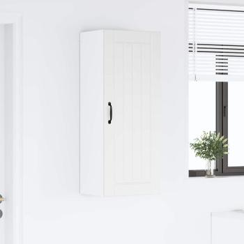 Küchenhängeschrank mit Tür Weiß 40 x 31 x 100 cm Holzwerkstoff