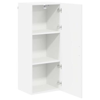 Küchenhängeschrank mit Tür Weiß 40 x 31 x 100 cm Holzwerkstoff