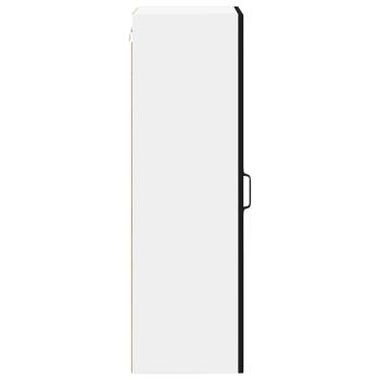 Küchenhängeschrank Schwarz 40 x 31 x 100 cm Holzwerkstoff