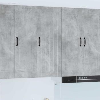 ARDEBO.de - Küchenhängeschrank Beton Grau 40 x 31 x 100 cm Holzwerkstoff